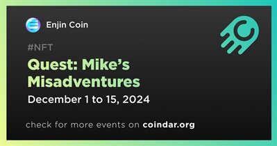 Enjin Coin to Host Quest: Mike’s Misadventures on December 1st