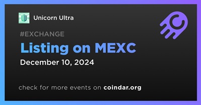 Unicorn Ultra to Be Listed on MEXC on December 10th