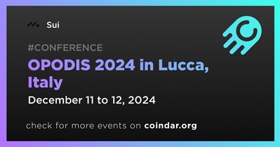 Sui to Participate in OPODIS 2024 in Lucca on December 1th