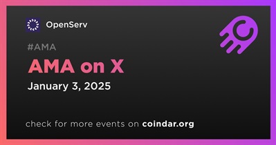 OpenServ to Hold AMA on X on January 3rd