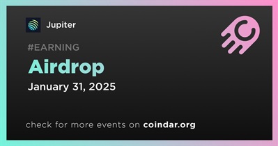 Jupiter to Hold Airdrop on January 31st