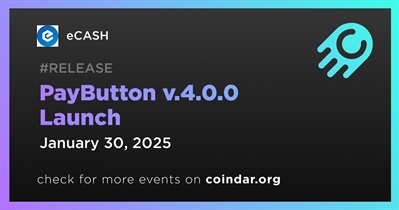 eCASH to Release PayButton v.4.0.0