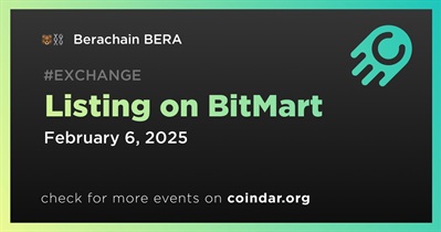 Berachain BERA to Be Listed on BitMart