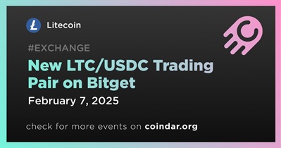Bitget to Add New LTC/USDC Trading Pair