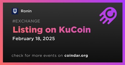 Ronin to Be Listed on KuCoin