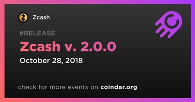 Zcash v. 2.0.0