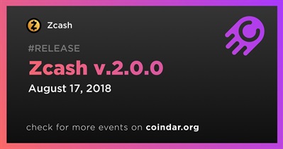 Zcash v.2.0.0