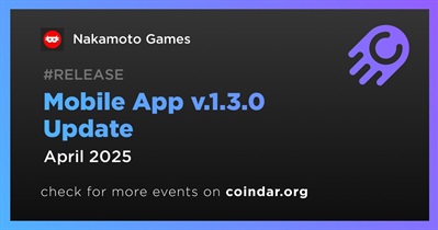 Nakamoto Games to Release Mobile App v.1.3.0 Update in April