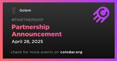 Golem to Make Partnership Announcement on April 28th