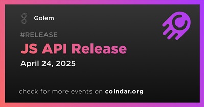Golem to Release JS API on April 24th
