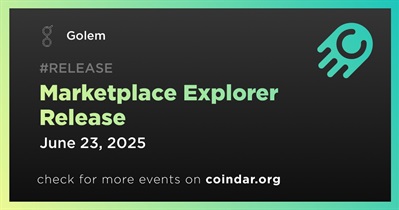Golem to Release Marketplace Explorer on June 23rd