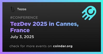 Tezos to Host TezDev 2025 in Cannes on July 3rd
