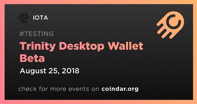 Trinity Desktop Wallet Beta