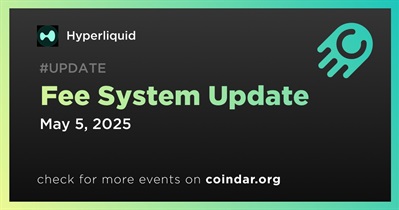 Hyperliquid to Update Fee System on May 5th