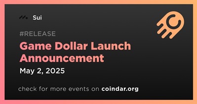 Sui to Make Game Dollar Launch Announcement