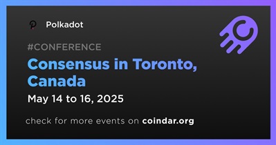 Polkadot to Participate in Consensus in Toronto on May 14th