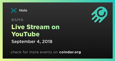 Live Stream on YouTube