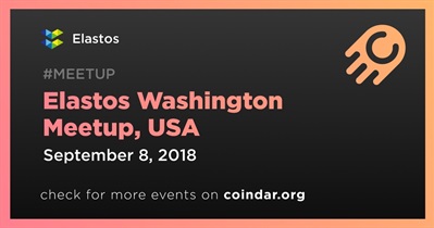 Elastos Washington Meetup, USA