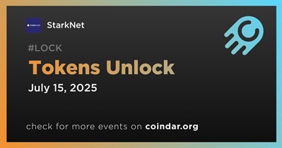 3.79% of STRK Tokens Will Be Unlocked on July 15th