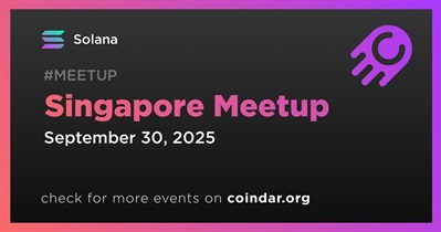 Solana to Host Meetup in Singapore on September 30th