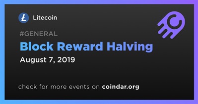 Block Reward Halving