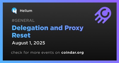 Helium Governance: Delegation and Proxy Reset Coming August 1