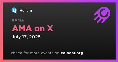 Helium to Hold AMA on X on July 17th
