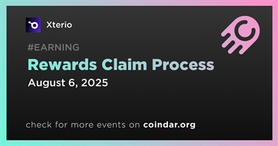 Xterio to Start Rewards Claim Process on August 6th