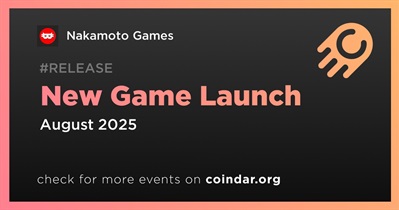 Nakamoto Games to Launch New Game in August