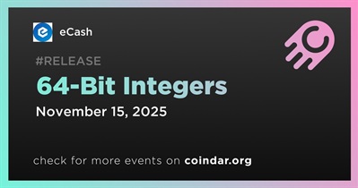 eCash to Activate 64-Bit Integer Support on November 15