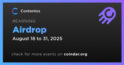 Contentos to Hold Airdrop on August 18th