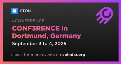 STON to Participate in CONF3RENCE in Dortmund on September 3rd