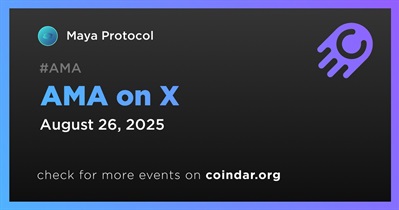 Maya Protocol to Hold AMA on X on August 26th