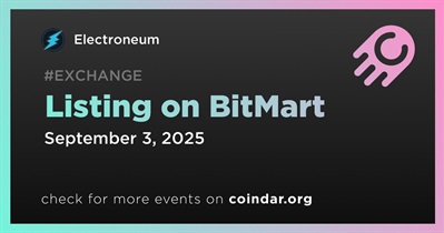 Electroneum to Be Listed on BitMart