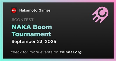 Nakamoto Games to Host NAKA Boom Tournament on September 23rd