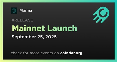 Plasma to Launch Mainnet on September 25th