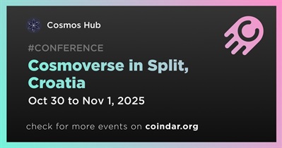 Cosmos Hub to Host Cosmoverse in Split on October 30th
