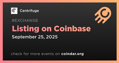 Centrifuge to Be Listed on Coinbase