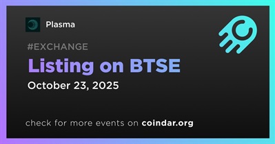 Plasma to Be Listed on BTSE on October 23rd