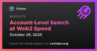 Solana Enables Account-Level Search at Web2 Speed