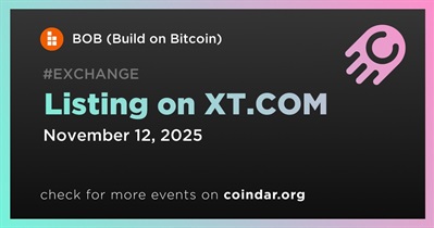 BOB (Build on Bitcoin) to Be Listed on XT.COM