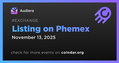Audiera to Be Listed on Phemex
