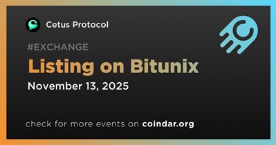 Cetus Protocol to Be Listed on Bitunix