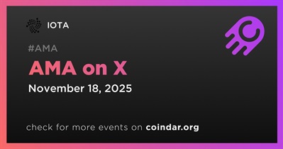 IOTA to Hold AMA on X on November 18