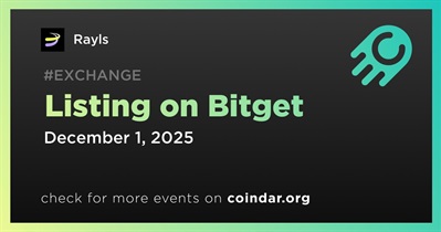 Rayls to Be Listed on Bitget