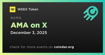 WEEX Token to Hold AMA on X on December 3rd
