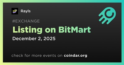 Rayls to Be Listed on BitMart