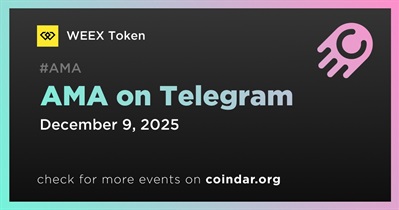 WEEX Token to Hold AMA on Telegram on December 9th