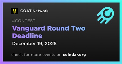 GOAT Network to Close Round Two of GOAT Vanguard Applications on December 18