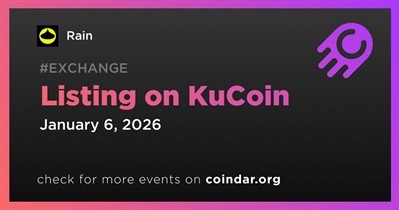 Rain to Be Listed on KuCoin